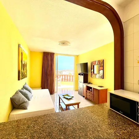 Apartamento Con Bonita Vista, Piscina En Tenerife Sur Lägenhet *