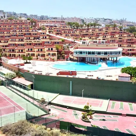 Apartamento Con Bonita Vista, Piscina En Tenerife Sur *